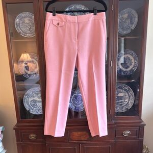 LOFT Pink Straight Leg Pants Never worn Riviera Slim